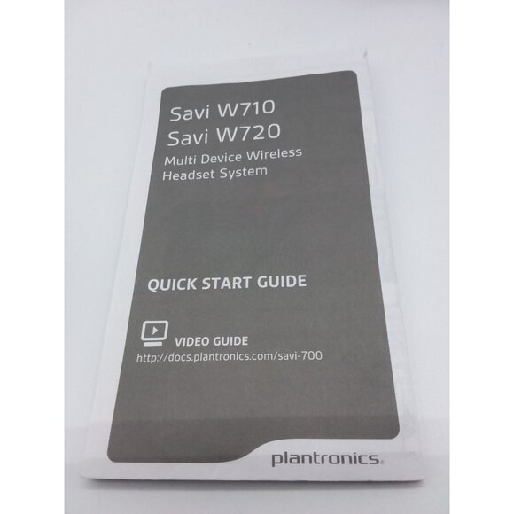 Plantronics SAVI W720 Multi Device Wireless Headset System Bluetooth Box Manual - Picture 8 of 15